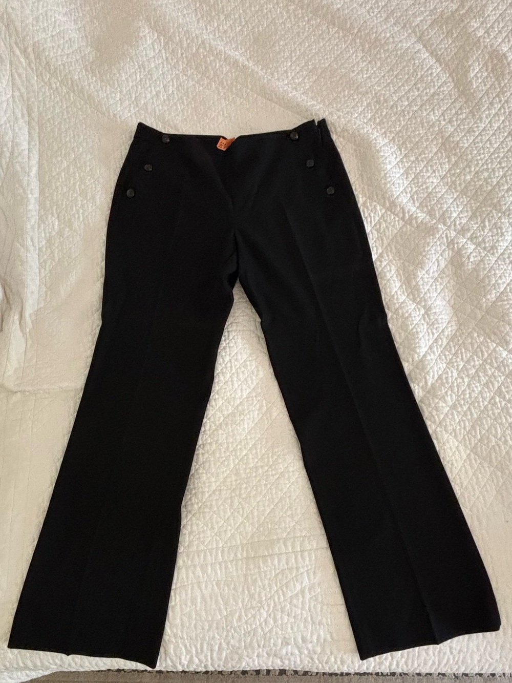 Banana Republic Logan Black Boot-Cut Dress Slacks size 12